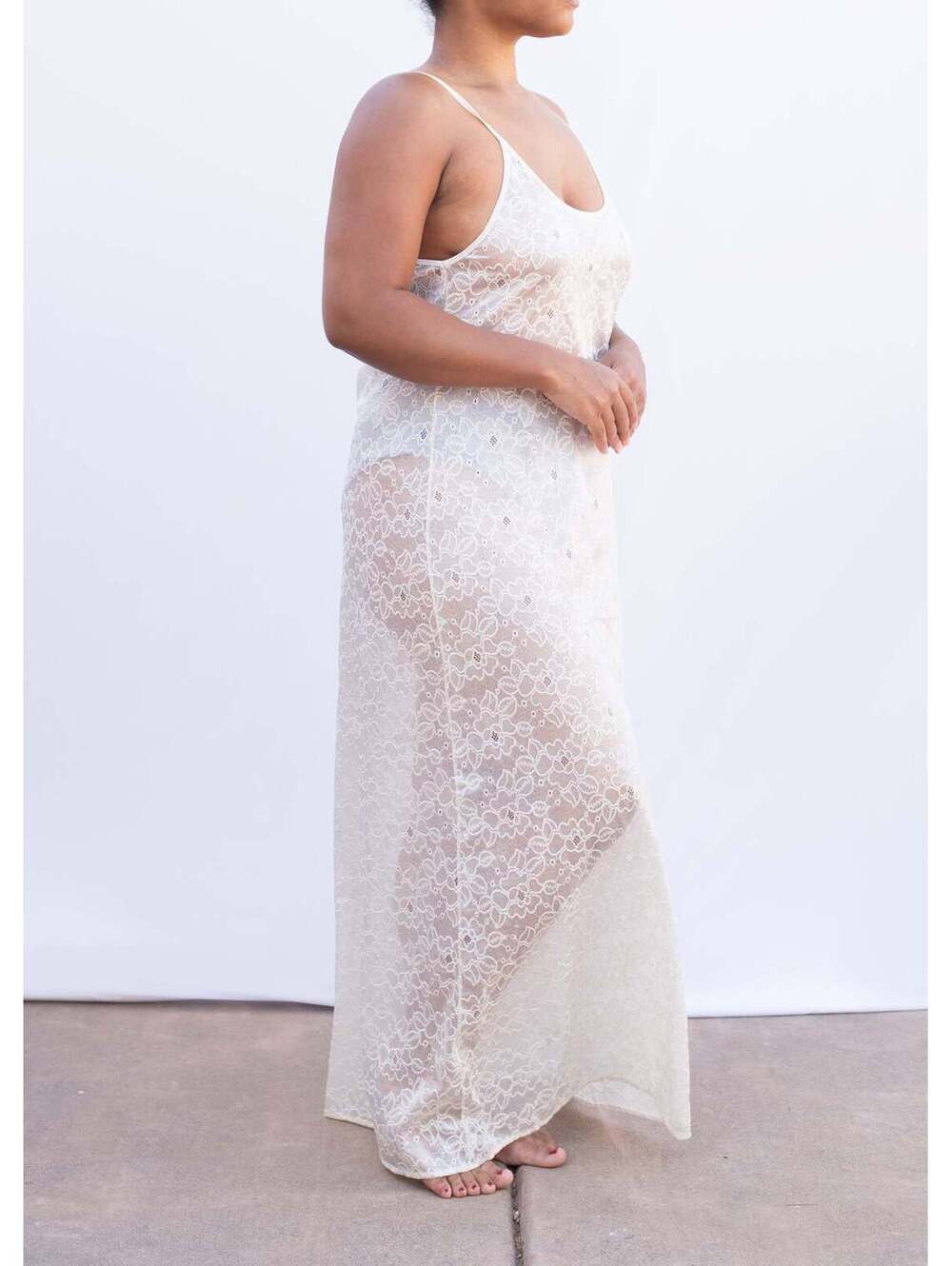 Creme Lace Dress
